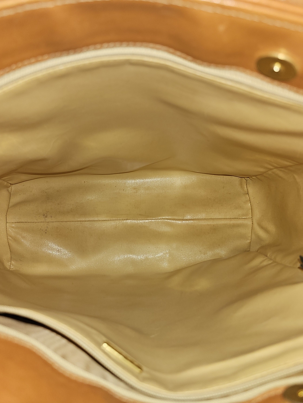 Bally Black Tote with Brown Leather Trim - Vintage Messenger Tote - Picture 11 of 16